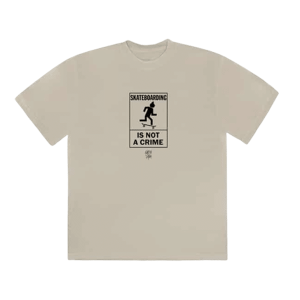 T-shirt Unisexe "Kick Roll Is Not A Crime" - Coton, Manches Courtes, Col Rond
