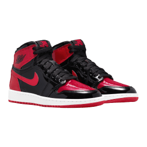 Nike Air Jordan 1 Retro OG Patent Red Black Mens Sneakers 02