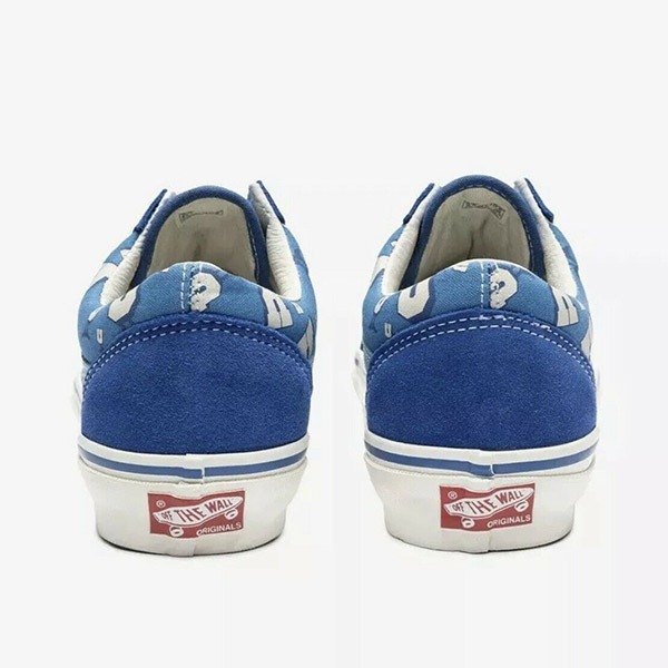 Vans Undefeated OG Size 6 OLD SKOOL LX Blue Sneakers Shoes
