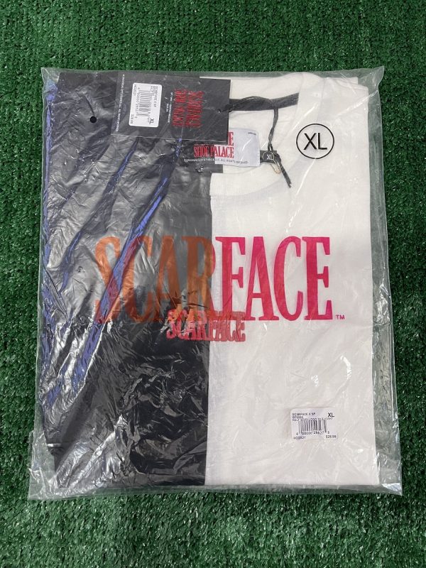 Scarface x SP Split Tshirt black white