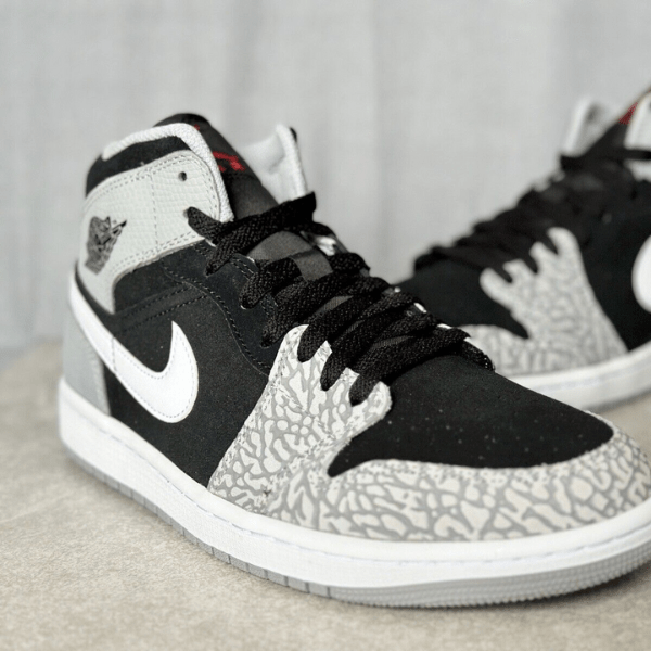 Nike Jordan 1 Mid Elephant print shoes