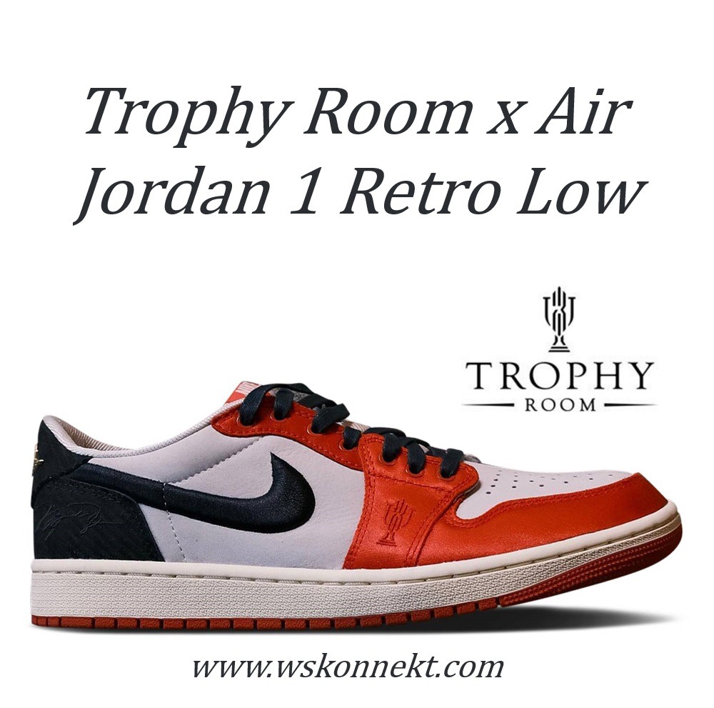 Trophy Room x Air Jordan 1 Low OG cool kicks la
